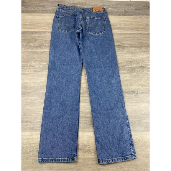 Levis 514 Straight Leg Jeans Men's 32x34 Medium Wash Blue Denim - Picture 3 of 10